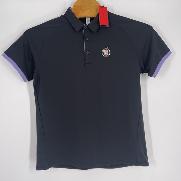 UNRL Transfusion Tradition Polo Shirt Barstool Mens Navy L NWT Golf